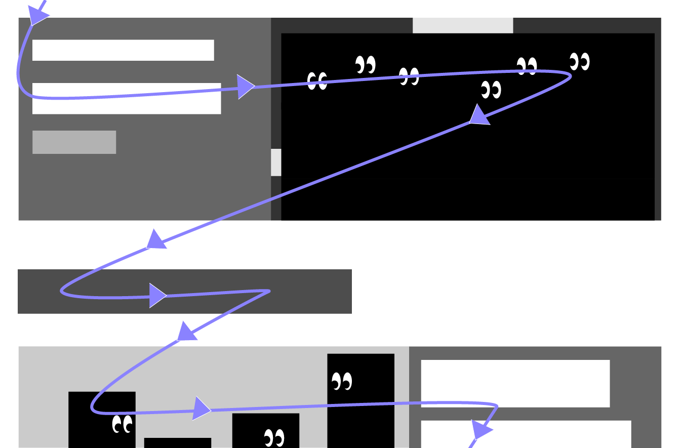 A redesigned diagram shows the faster left-to-right, top-to-bottom approach.